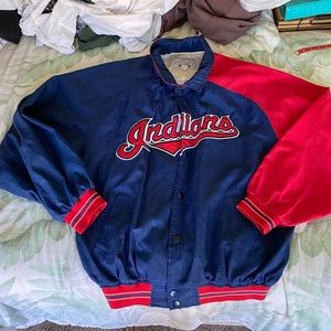 VINTAGE original team merch RARE Indians jacket